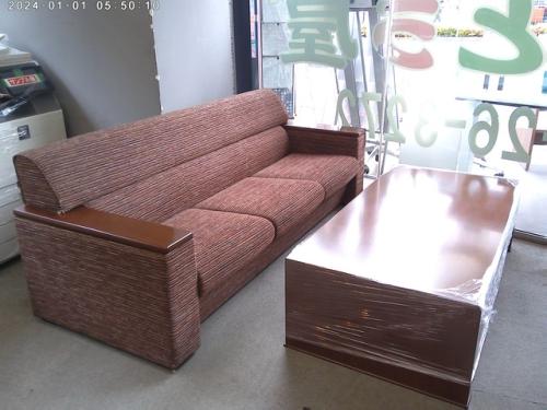 オカムラ / S-18H / ブラウン / 応接4点セット