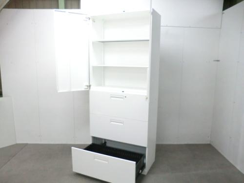 コクヨ / エディア / ホワイト / 上下連結キャビネット