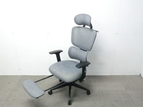 OAチェア肘有 / ライトグレー / 【新品】