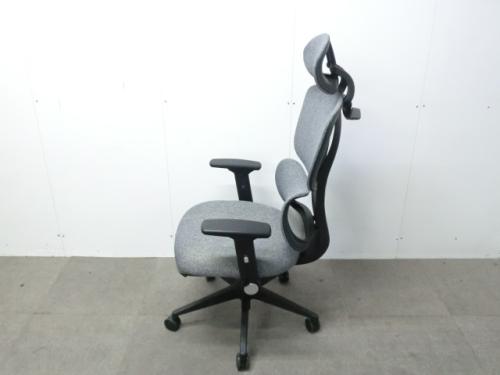OAチェア肘有 / ライトグレー / 【新品】