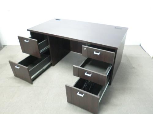 コクヨ / 木目調 / MGT-S35 D1685P1UN 【中古】 役員デスク