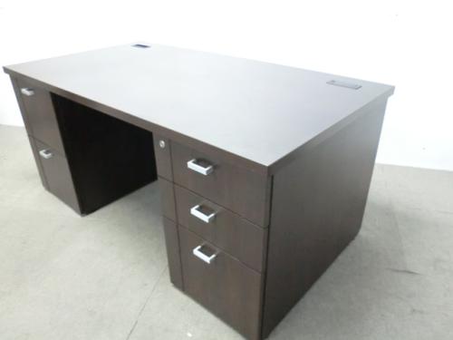 コクヨ / 木目調 / MGT-S35 D1685P1UN 【中古】 役員デスク