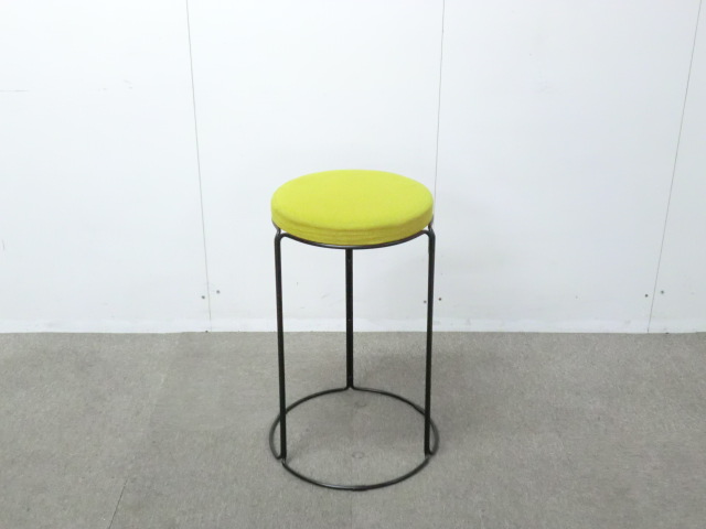 コクヨ / イエロー / 【中古】 スツール