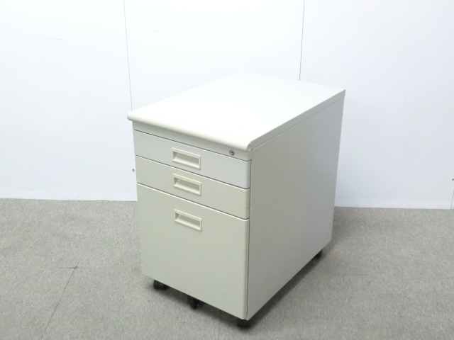 3段ワゴン / ニューグレー / 【中古】