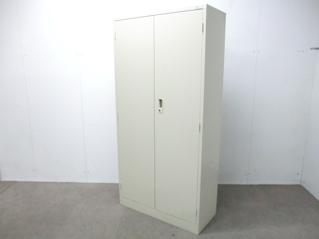 生興 / ニューグレー / 【中古】 両開きキャビネット