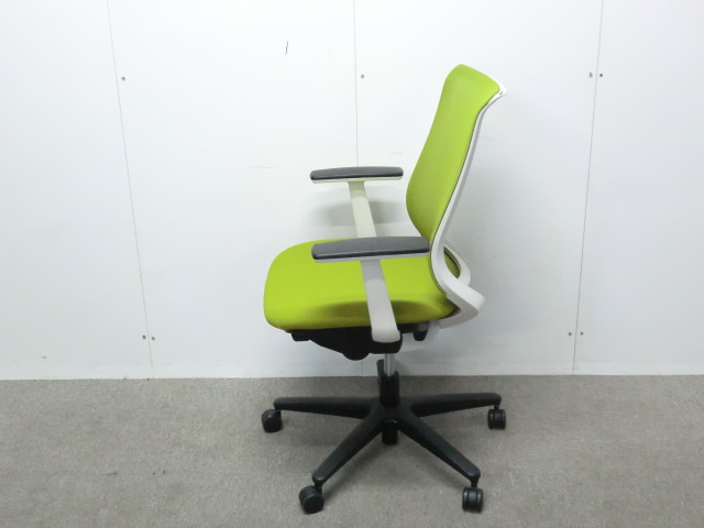 コクヨ/ミトラ/ライトグリーン / 【中古】 OAチェア肘有