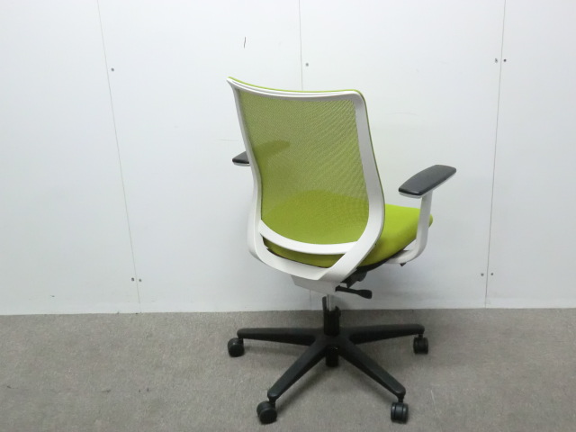 コクヨ/ミトラ/ライトグリーン / 【中古】 OAチェア肘有