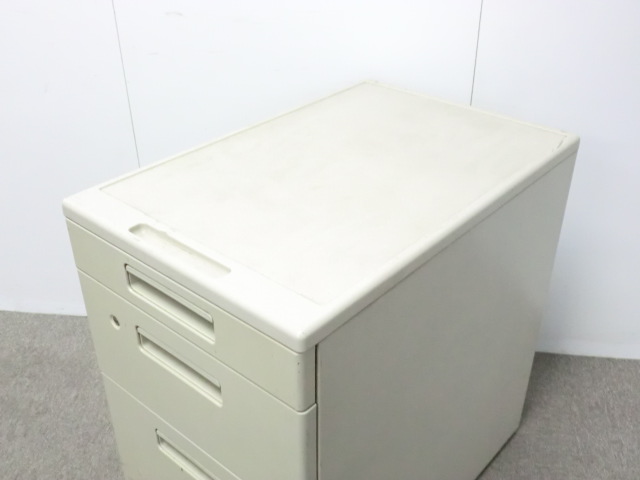 コクヨ /旧BS / ニューグレー / 【中古】 3段ワゴン