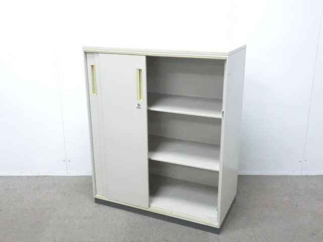 コクヨ / ニューグレー / 【中古】 引違い書庫