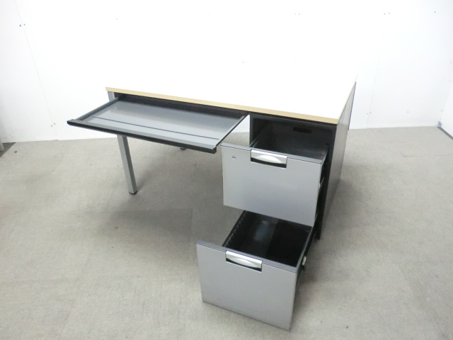 コクヨ / デルフィ/ 木目調 /片袖デスク