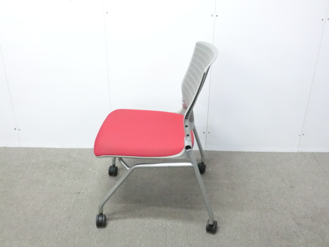 オカムラ / グラータ / レッド / 8142RR-FBA9 【中古】 カートチェア