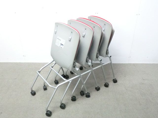 オカムラ / グラータ / レッド / 8142RR-FBA9 【中古】 カートチェア