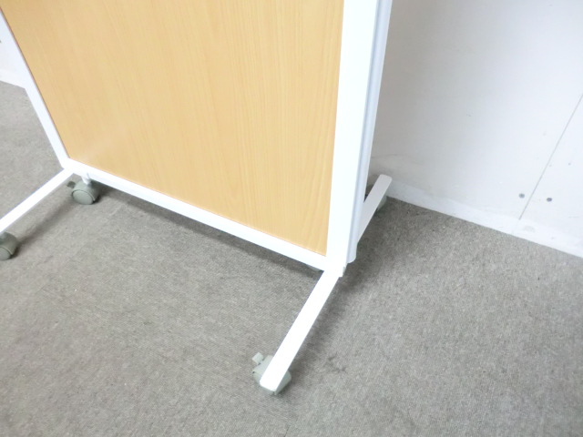 3連衝立 / 木目調 / 【中古】