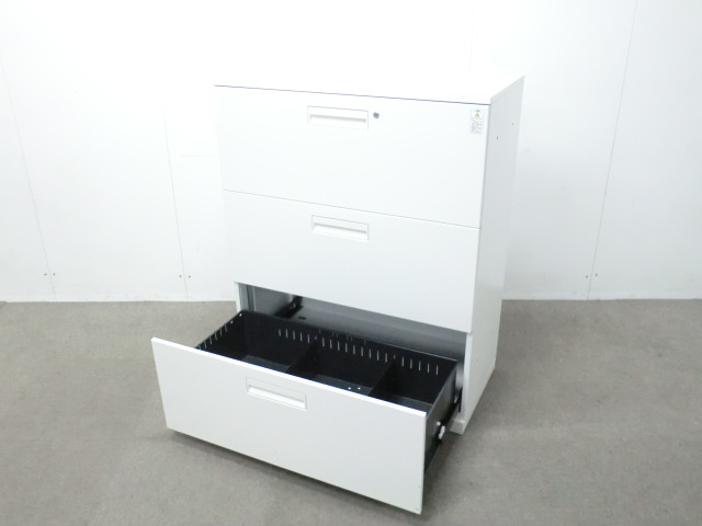 コクヨ/ エディア / ホワイト / BWU-L3A59SAWNN 【中古】 3段ラテラル