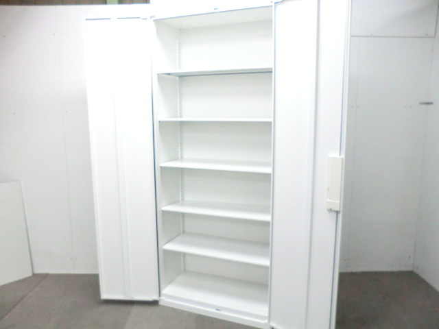 ウチダ / HS / ホワイト / 5-825-1212 【中古】 両開きキャビネット