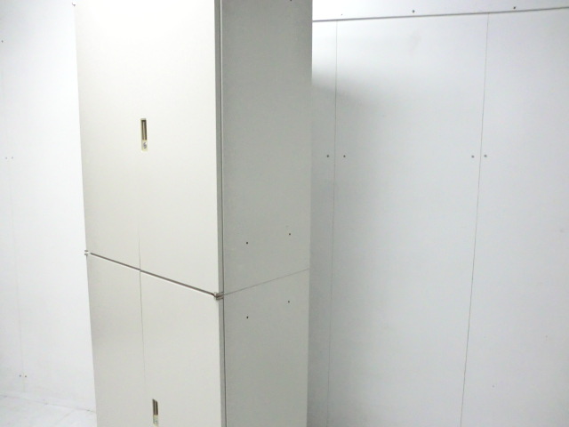 オカムラ/ニューグレー/42/上下連結書庫