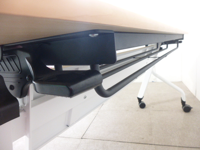 木目調/フォールディングテーブル/【中古】