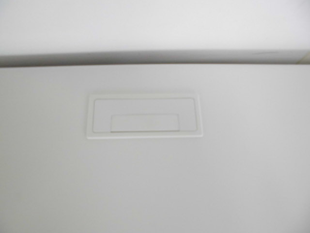 プラス/ホワイト/片袖デスク/【中古】