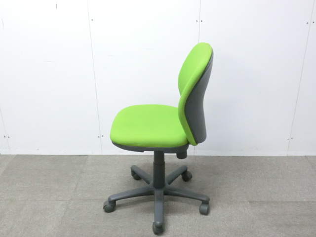 アイコ / ライトグリーン / OA-1000 【中古】 OAチェア肘無し