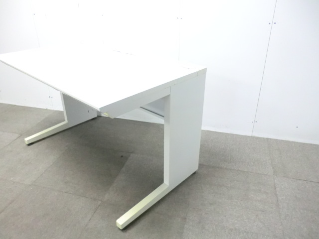 コクヨ/IS/ホワイト/【中古】 平デスク / 引出ホワイト