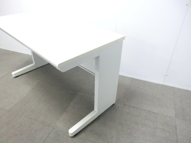 ライオン / ホワイト / 【中古】 平デスク