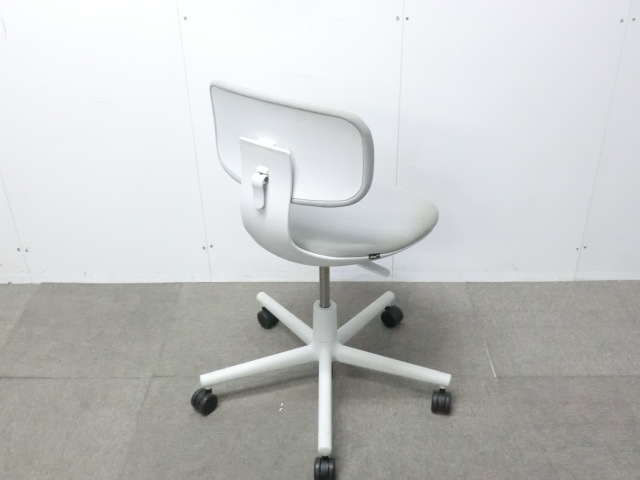 Vitra/ルーキー/ライトグレー/【中古】OAチェア肘無し
